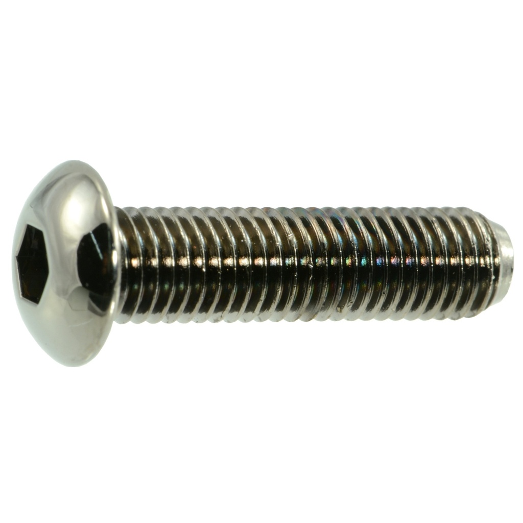 1/4-28 x 1 Button Sckt BChr