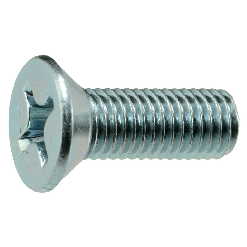 1/4-28 x 3/4 Ph Flat Mach Zn
