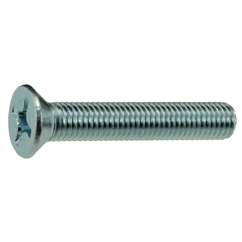1/4-28 x 1-1/2 Ph Flat Mach Zn