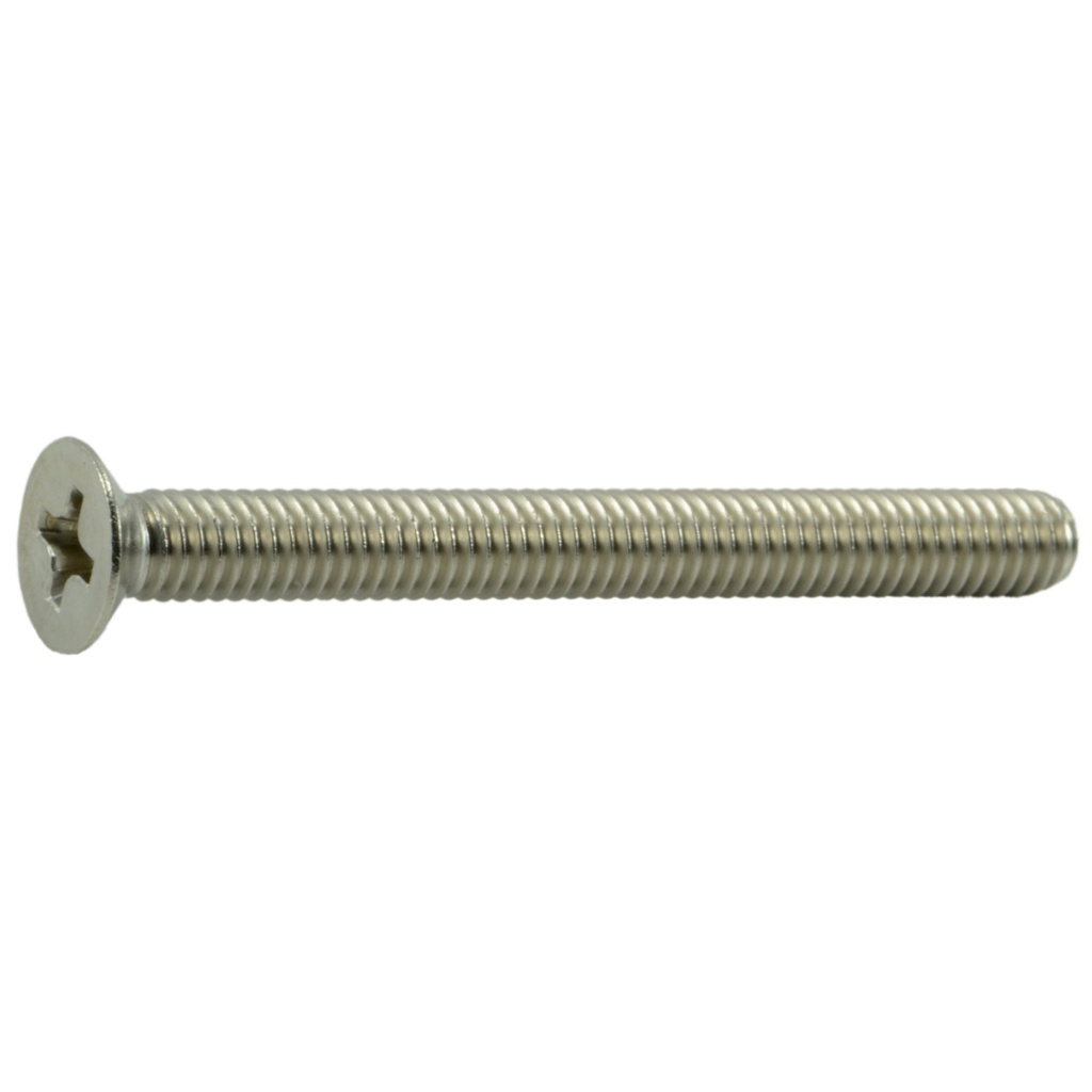 4mm-.7 x 40mm Ph Flat Mach SS
