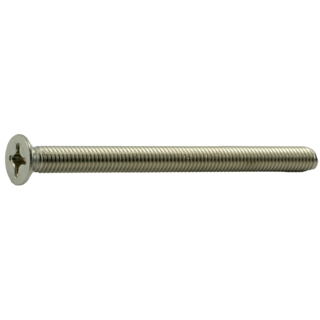6mm-1.0 x 80mm Ph Flat Mach SS