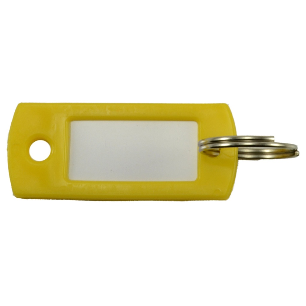 Key Tag Ring Ylw