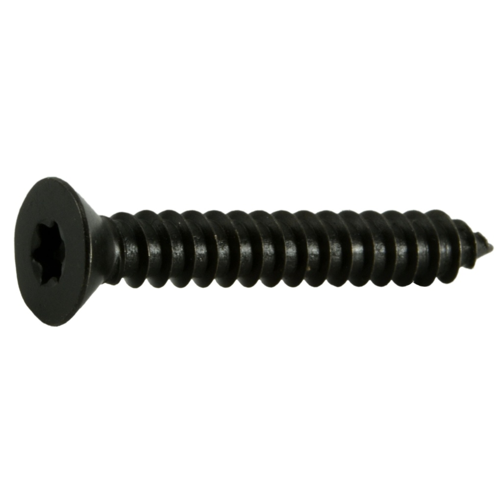 10 x 1-1/4 Star Fl SMS Blk