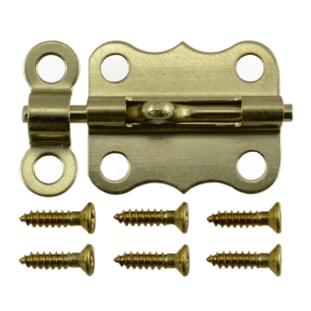 1-3/4 x 1-1/4 Mini Bolt Sol Br