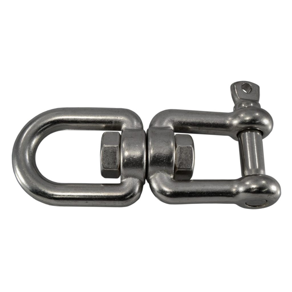 3/8 x 4-1/4 EyeJaw Swivel SS