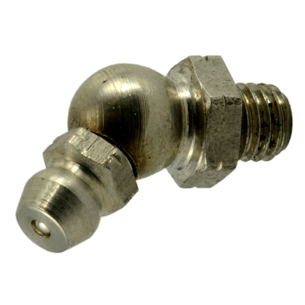 1/4-28 45 Deg Grease Fittng SS