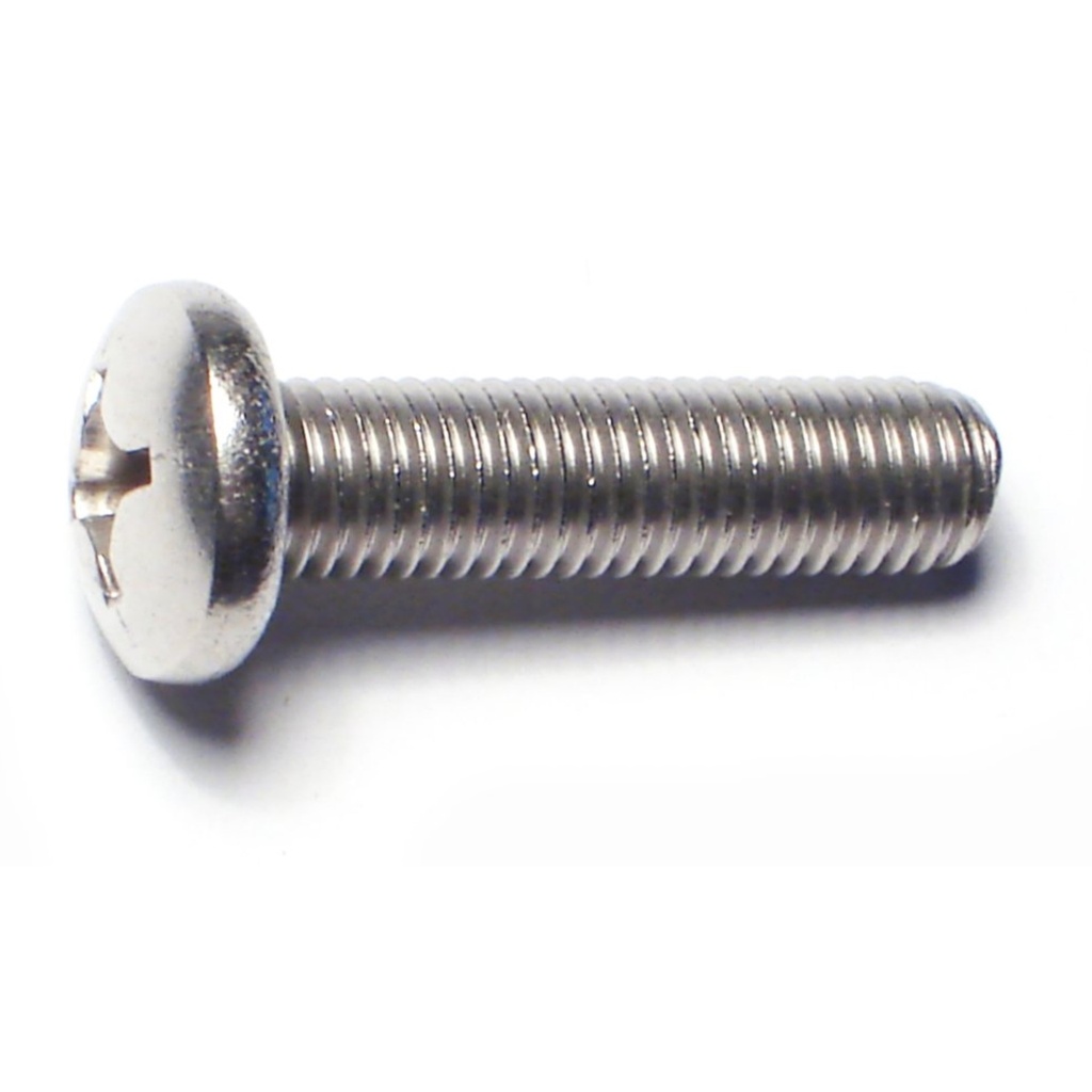 1/4-28 x 1 Ph Pn Mach Sc SS