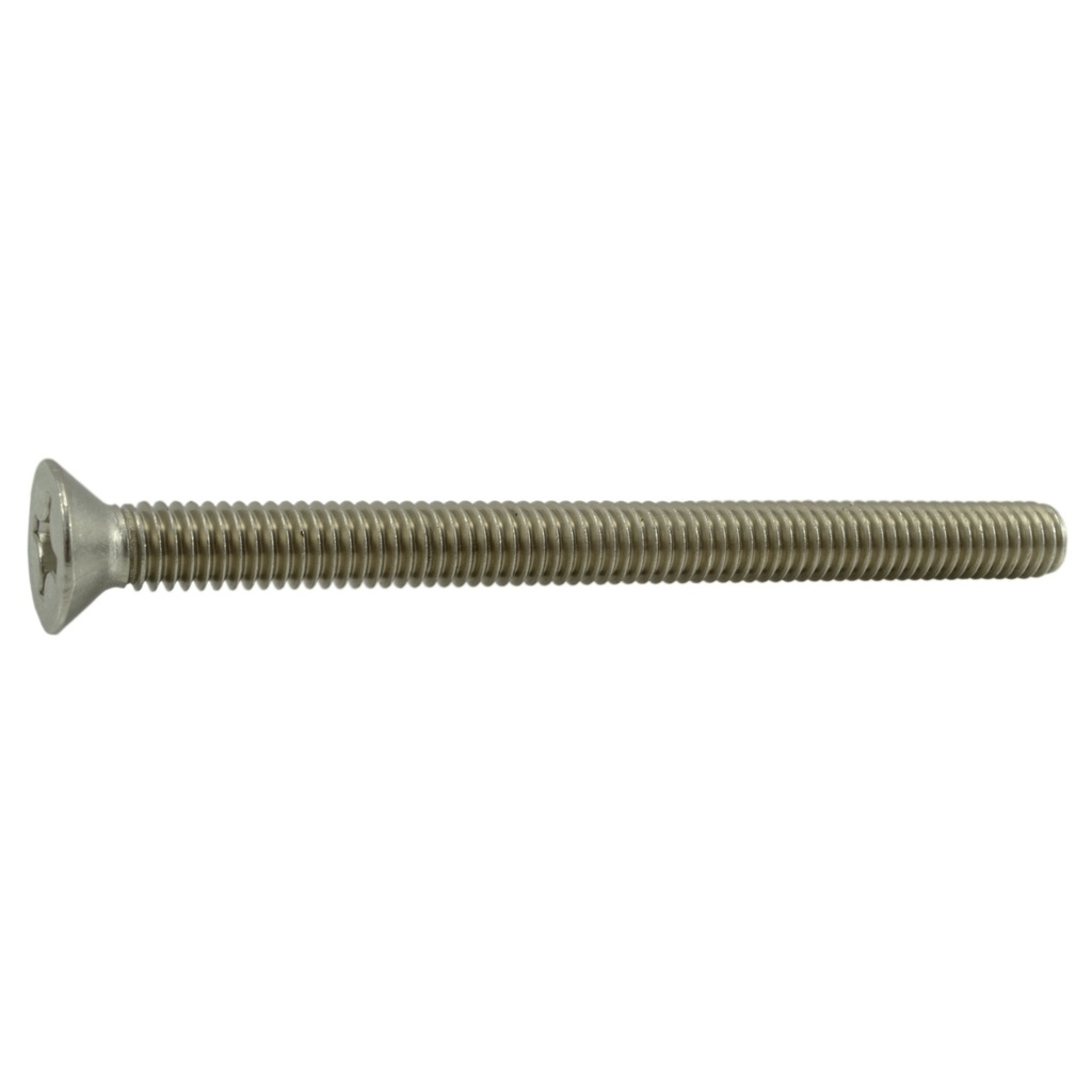 5/16-18 x 4 Ph Fl Mach Sc SS