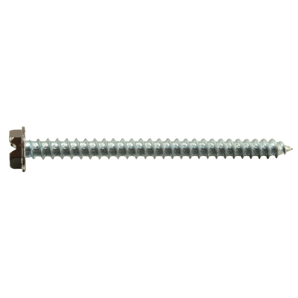 10 x 2-1/2 Hx Wh SMS Brn Zn
