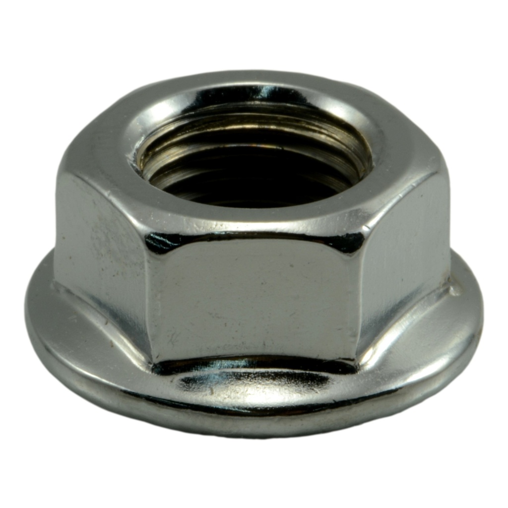 3/8-24 Flange Nut Chrm