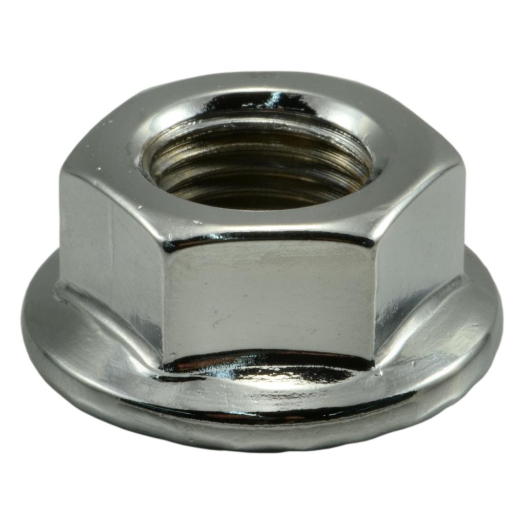 1/2-20 Flange Nut Chrm