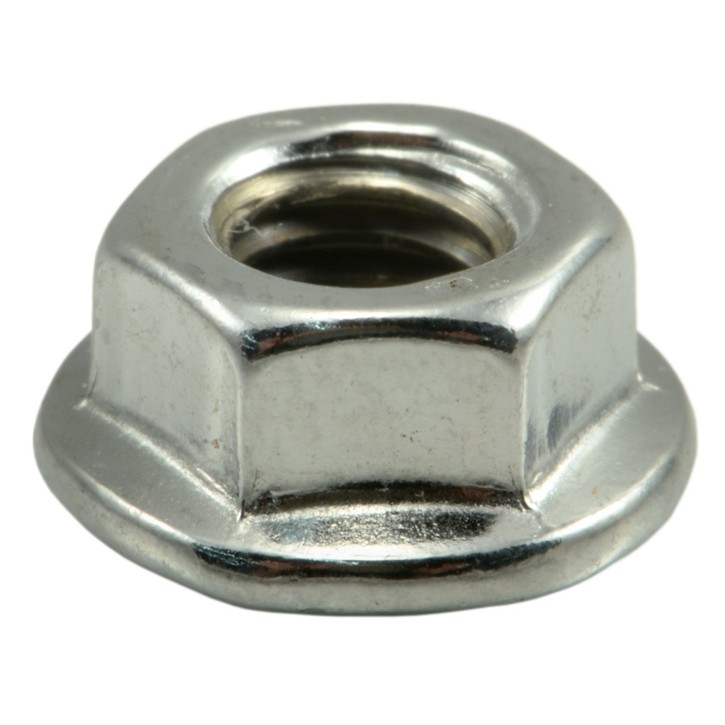 5mm-.80 Flange Nut Chrm