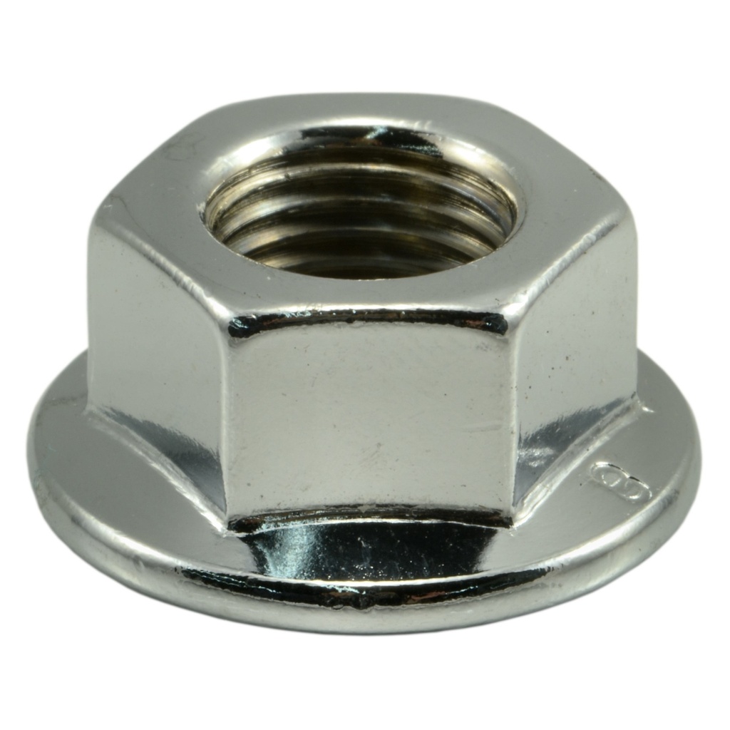 12mm-1.25 Flange Nut Chrm