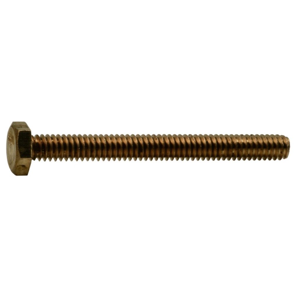 1/4-20 x 2-1/2 Hex Cap Scr SlBz