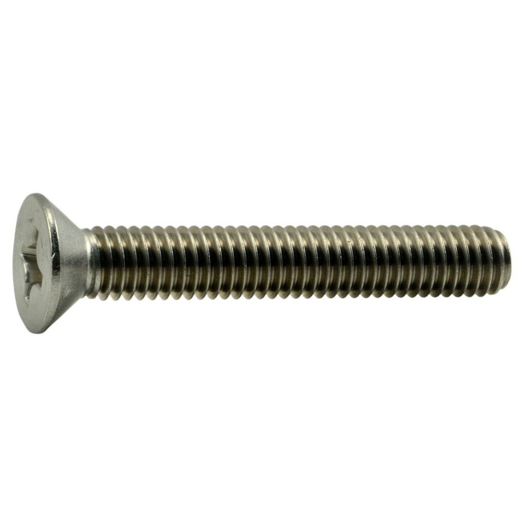 3/8-16 x 2-1/2 Ph Fl Mach Sc SS