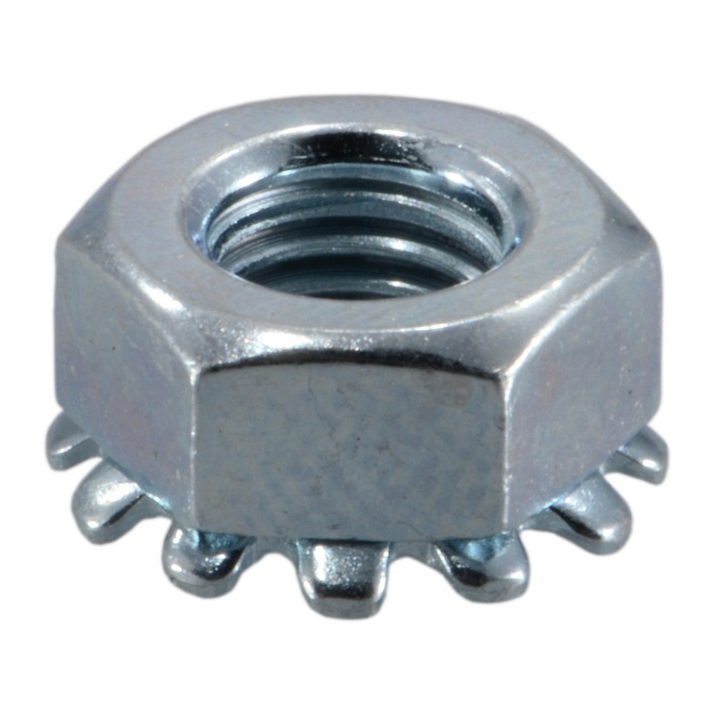 1/4-28 Kep Lock Nut Zn