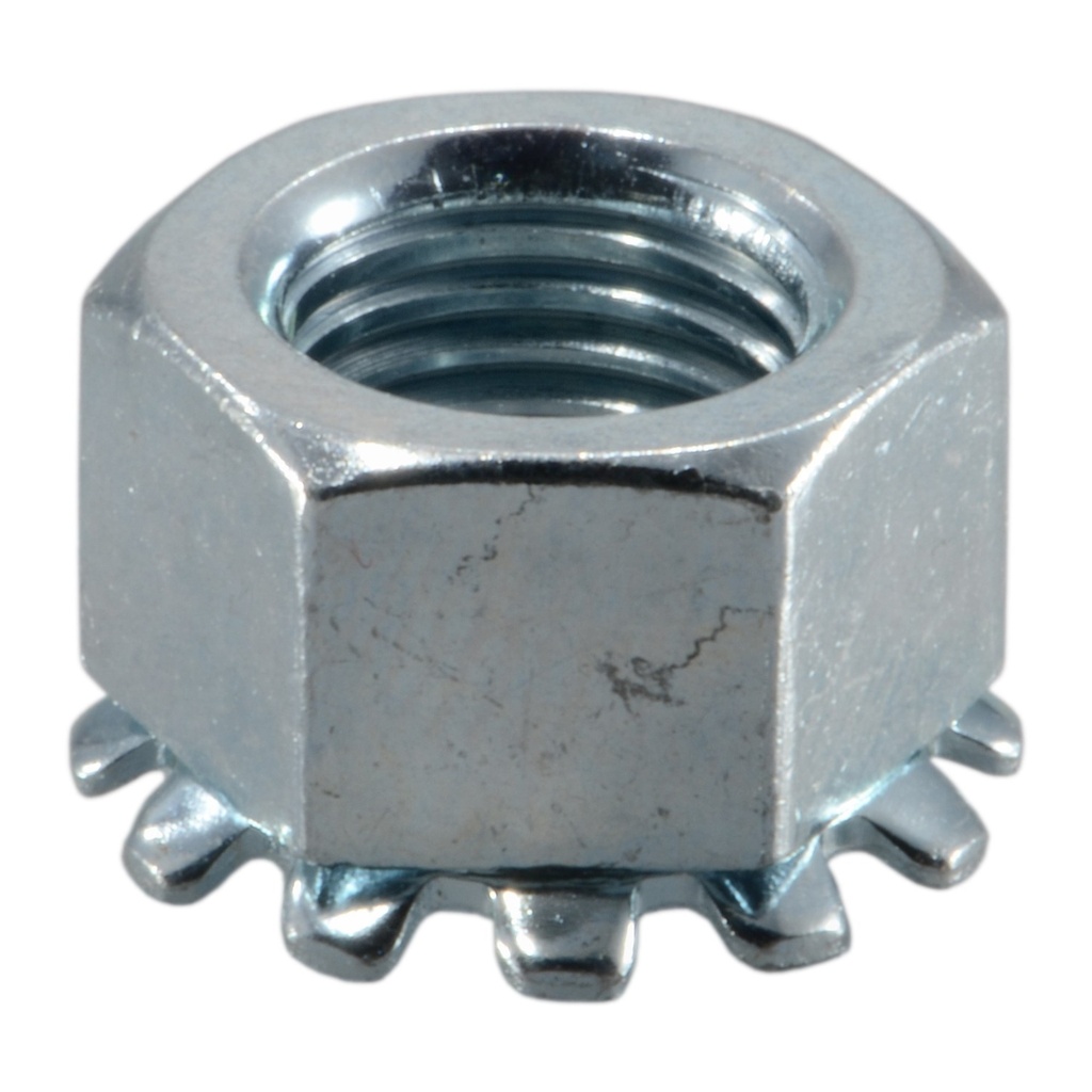 3/8-24 Kep Lock Nut Zn