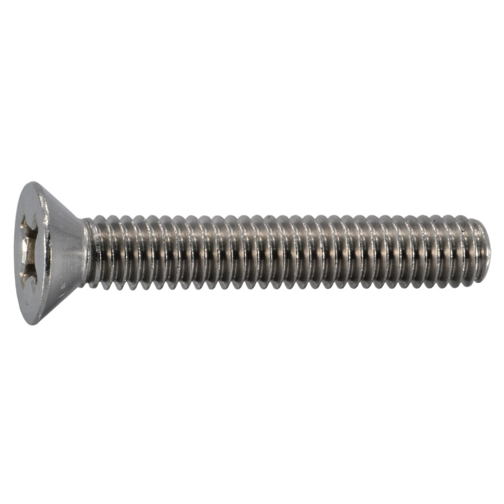 5/16-18 x 2 Ph Fl Mach Sc SS