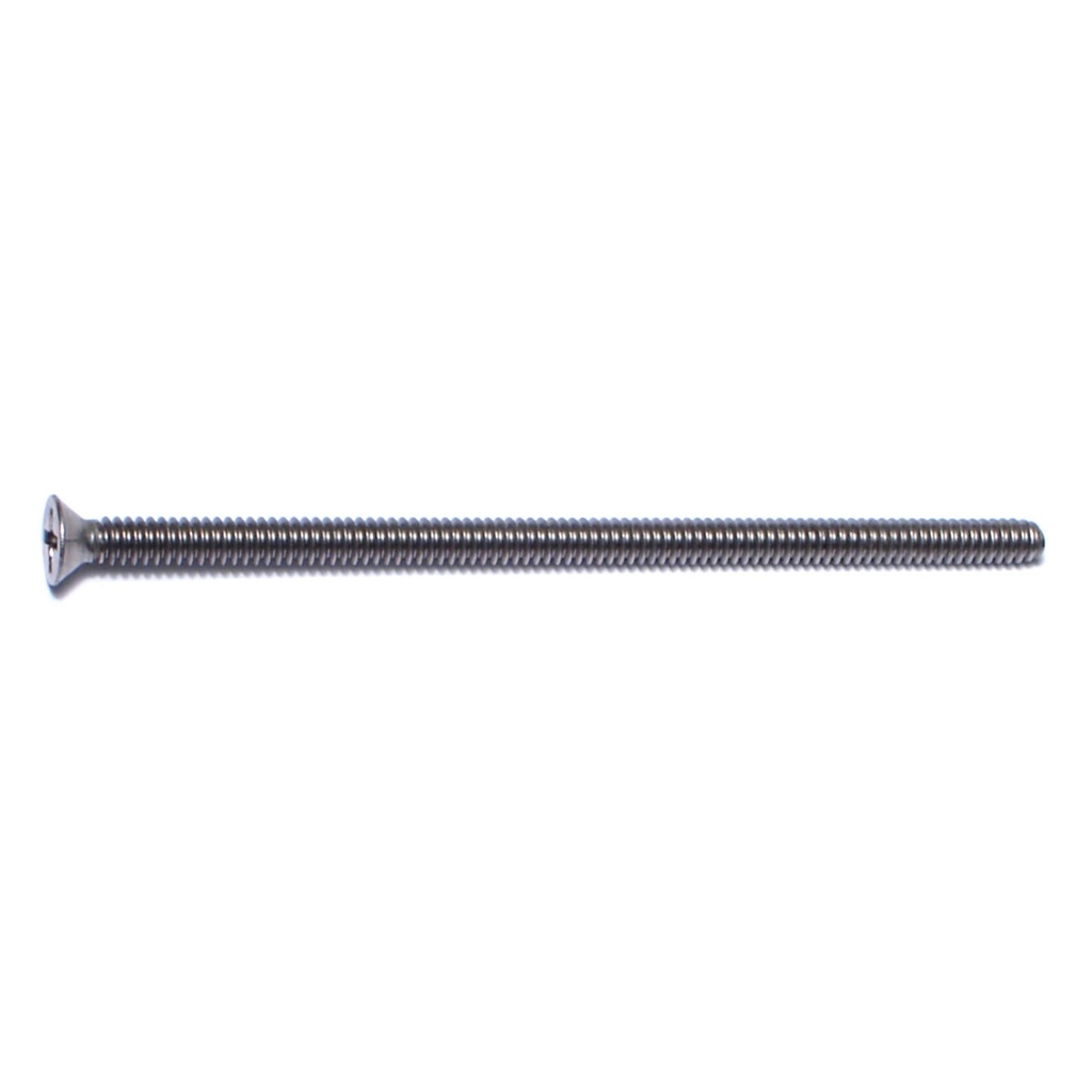 6-32 x 3 Ph Flat Mach SS