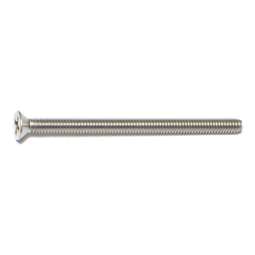 8-32 x 2-1/2 Ph Flat Mach SS