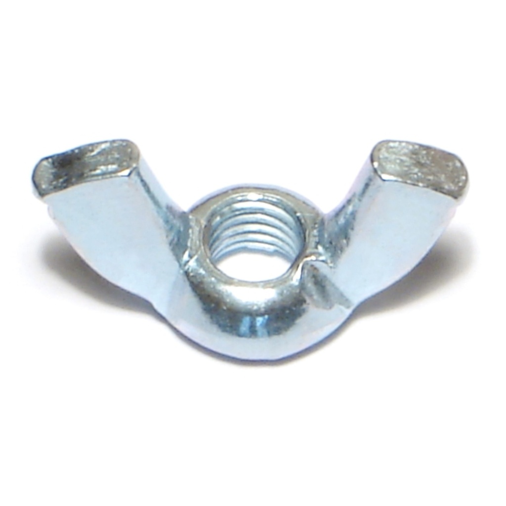 1/4-28 Wing Nut Zinc