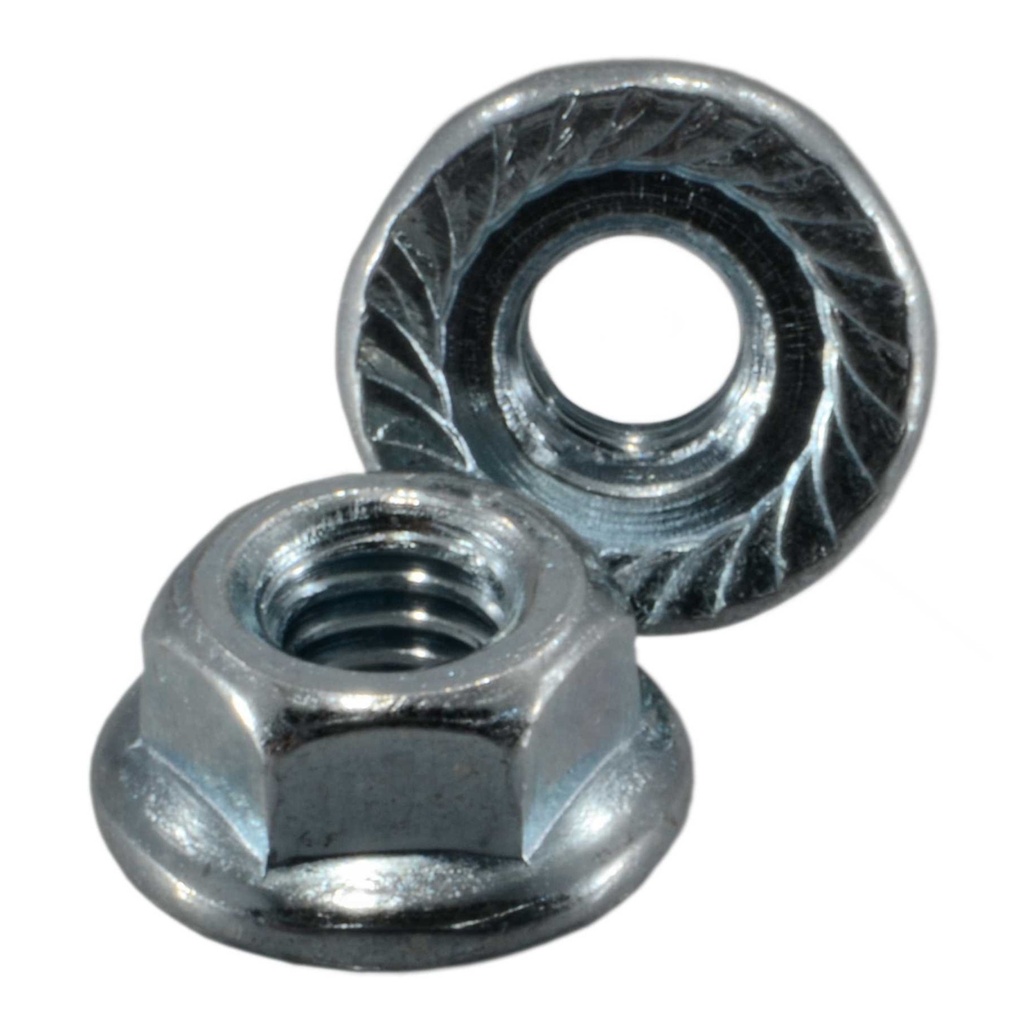 4mm-.7 Serr Flange Nut