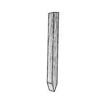 250355 WOOD STAKE 1X2X36
