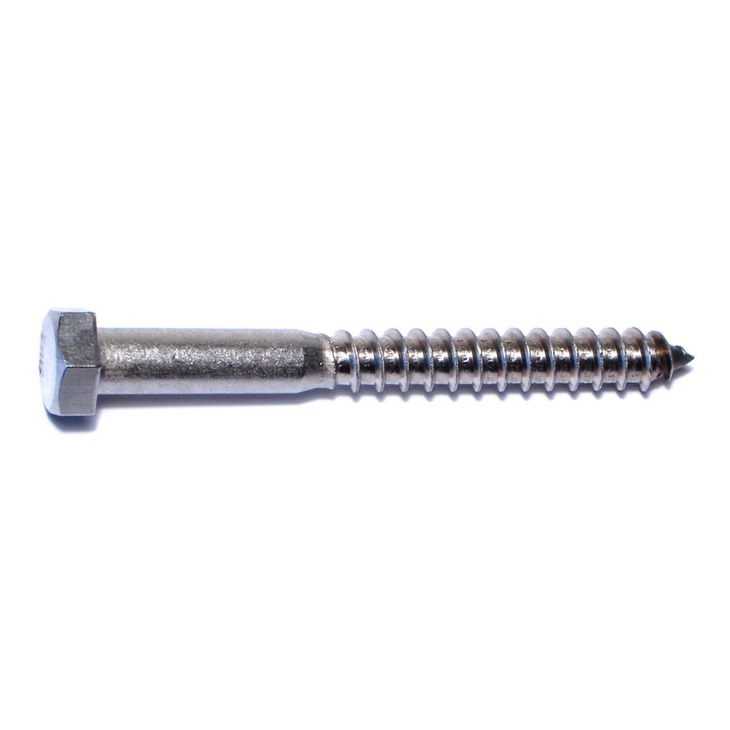 3/8 x 3-1/2 Hex Lag Screw SS