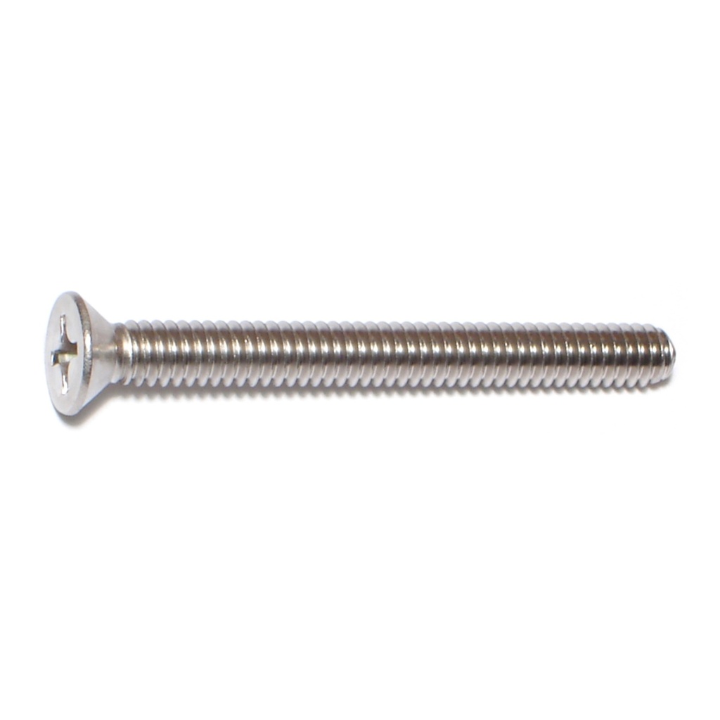 1/4-20 x 2-1/2 Ph Fl Mach Sc SS