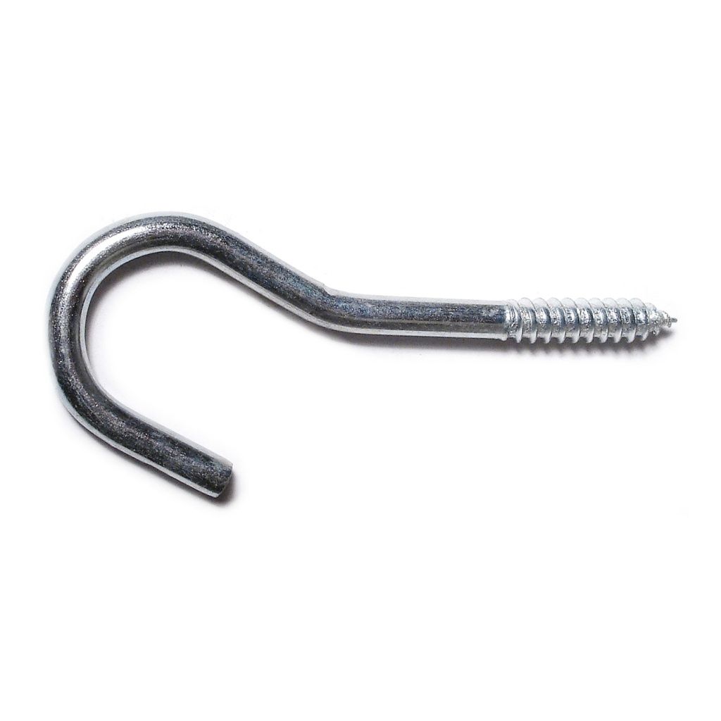 .244 x 4-1/8 Screw Hook Zinc