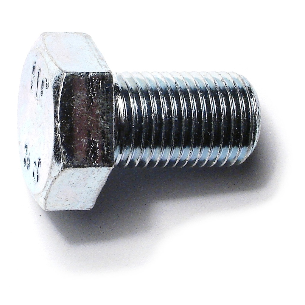12mm-1.25x20mm Hex Bolt Zinc