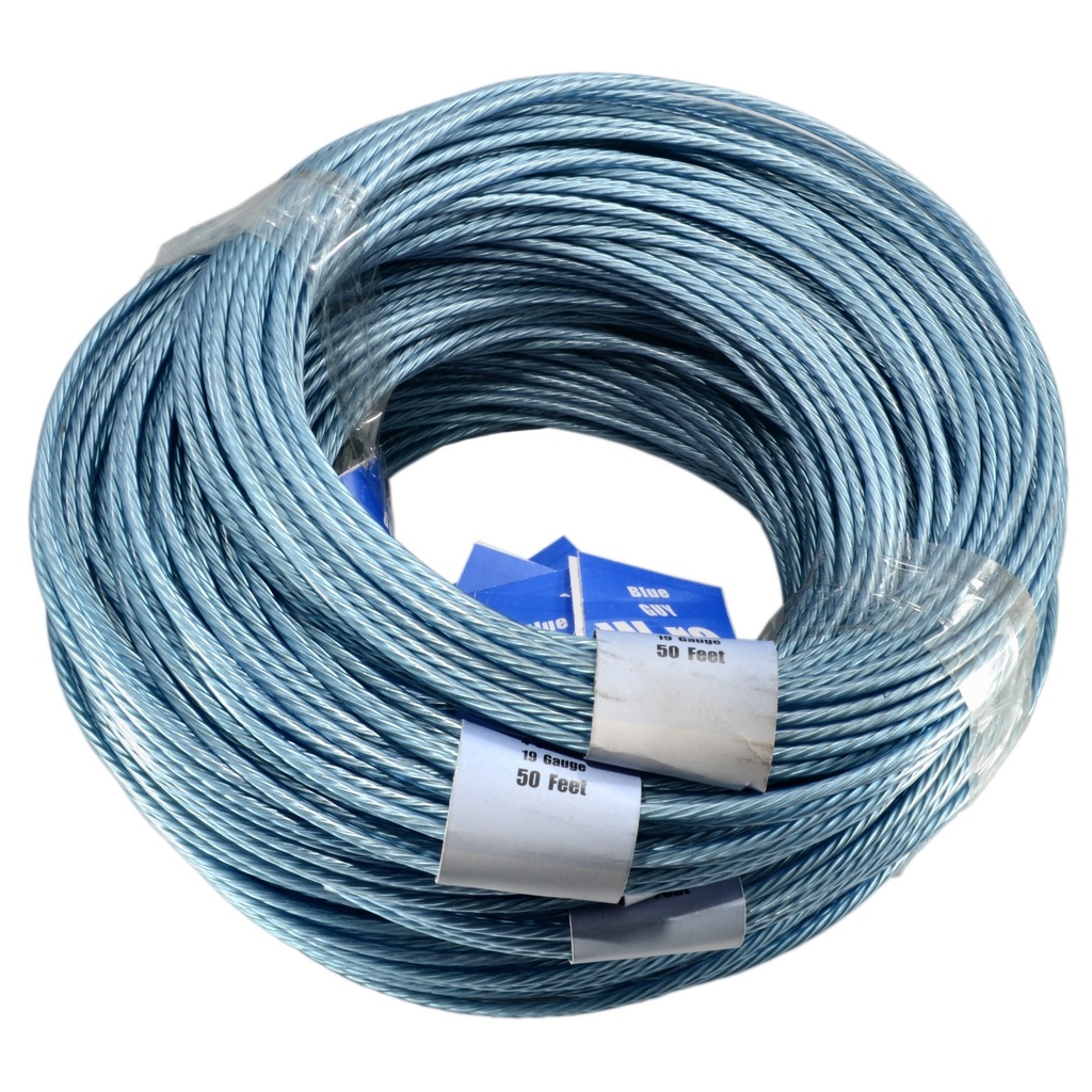10/50' Coils Blue Guy Wire
