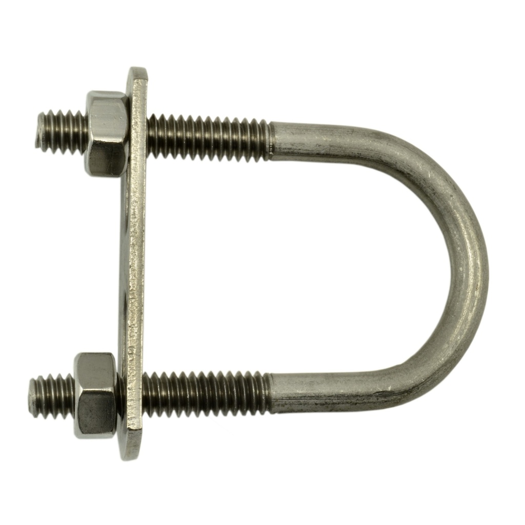1/4-20 x 1-1/8 Round U-Bolt SS