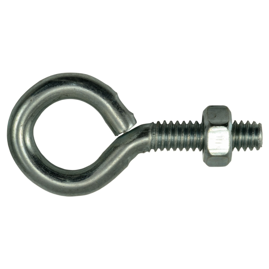 1/4-20 x 2 Eyebolt w/Nut Zn