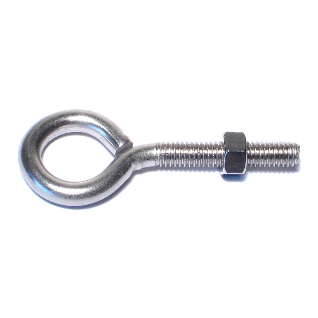 5/16-18x 3-1/4 Eyebolt w/Nut SS