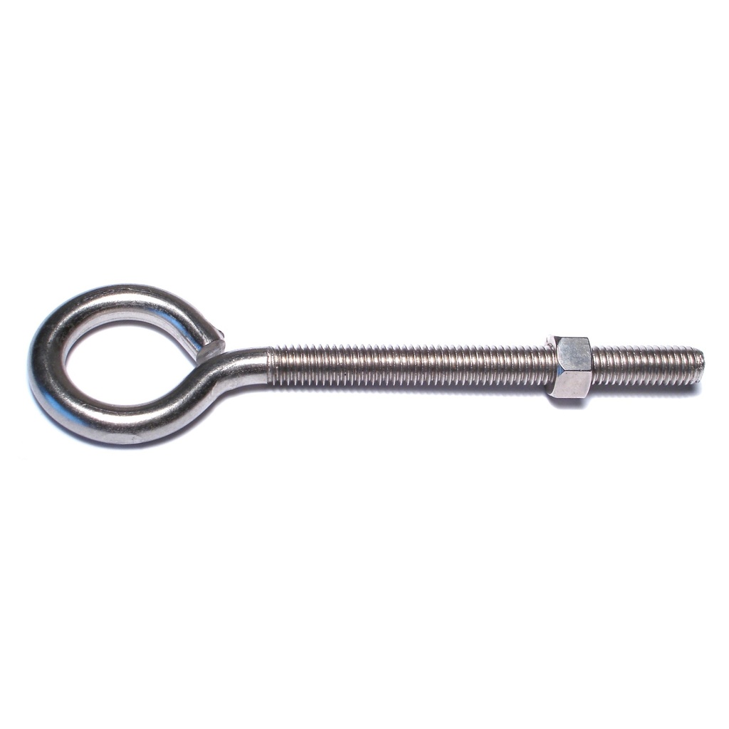 3/8-16 x 6 Eyebolt w/Nut SS