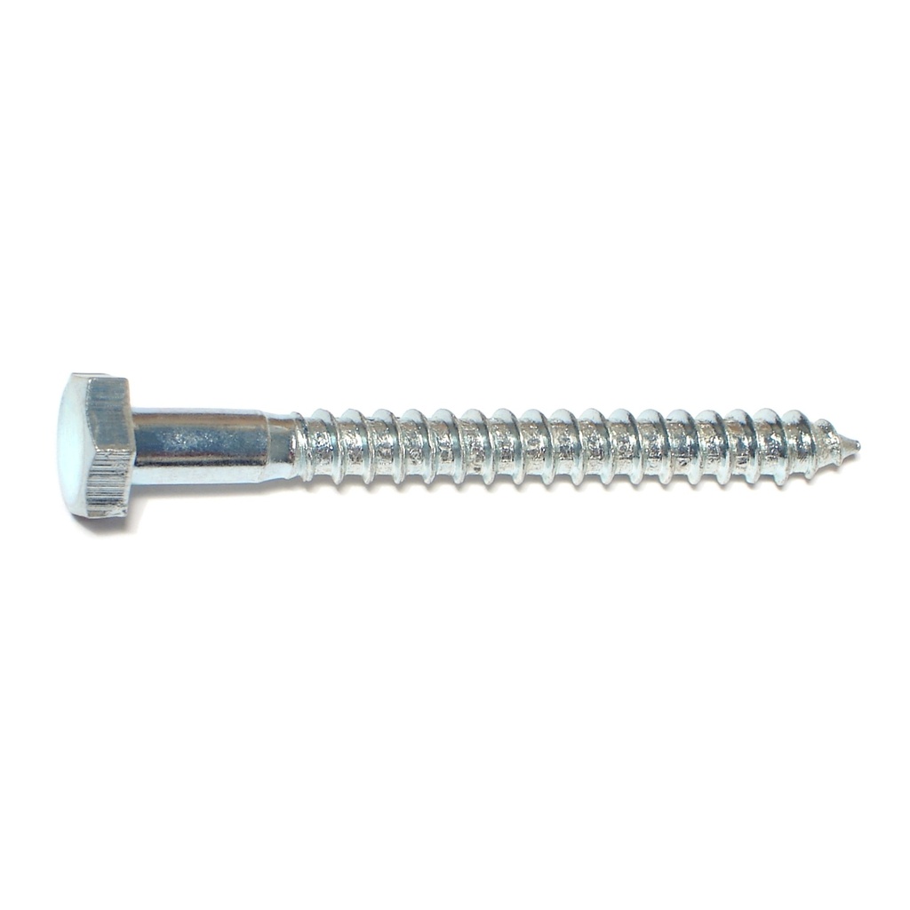 1/4 x 2-1/2 Hex Lag Screw Zn
