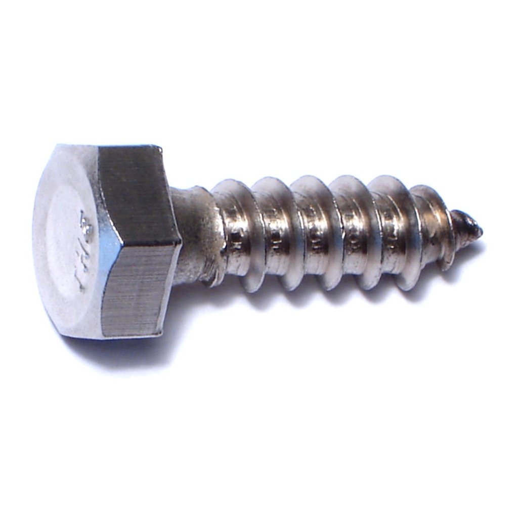 5/16 x 1 Hex Lag Screw SS