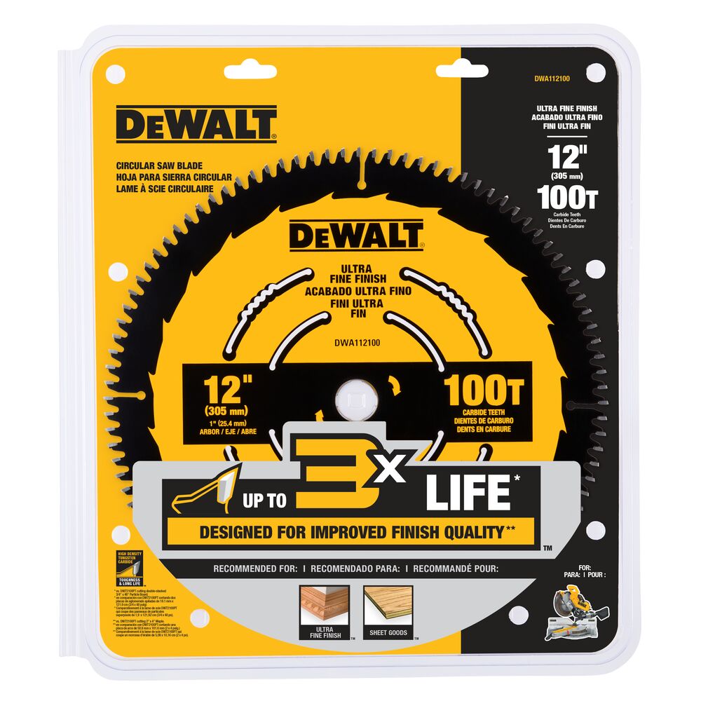 DEWALT 12 IN 100T SAW BLADE