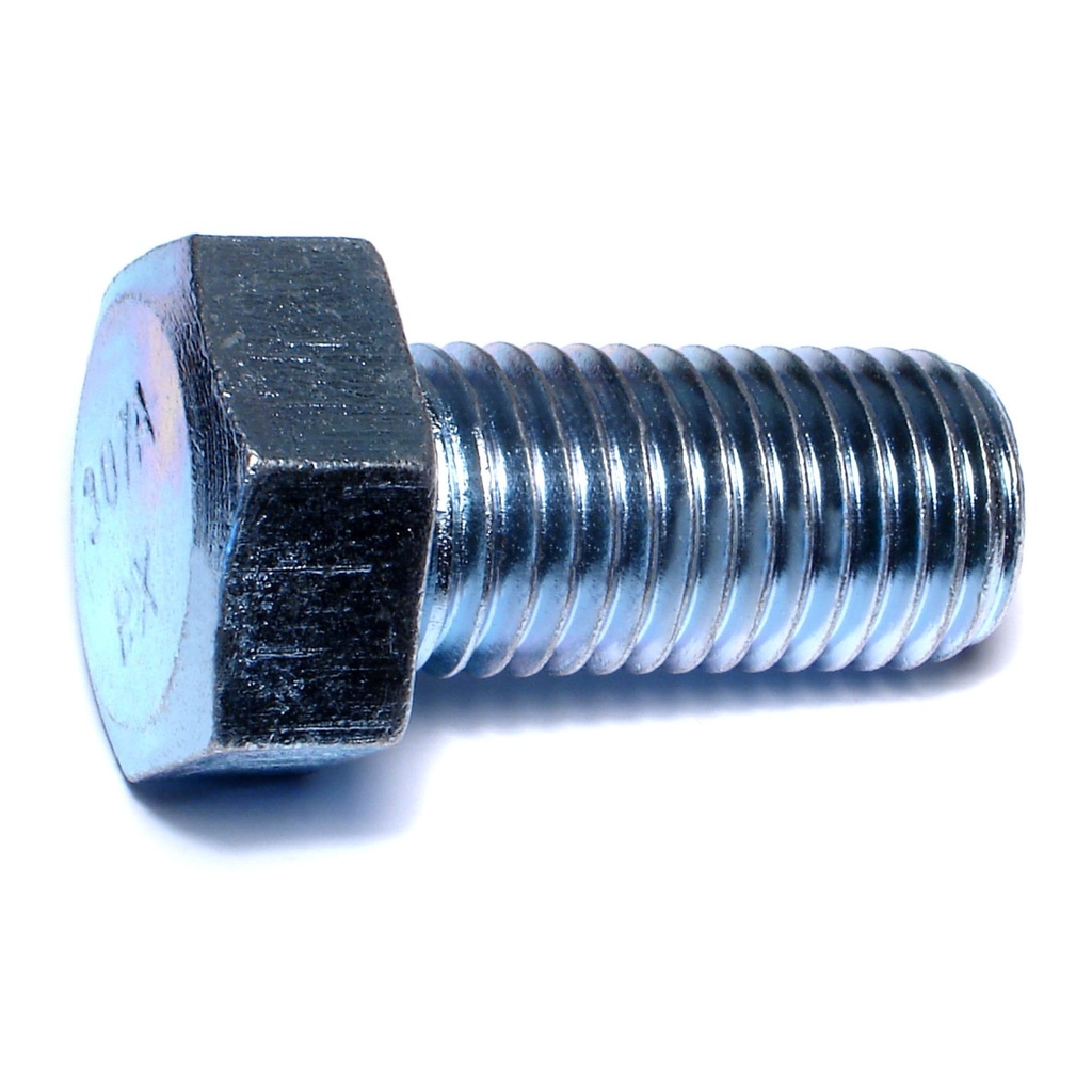 1-8 x 2 Hex Bolt Zinc