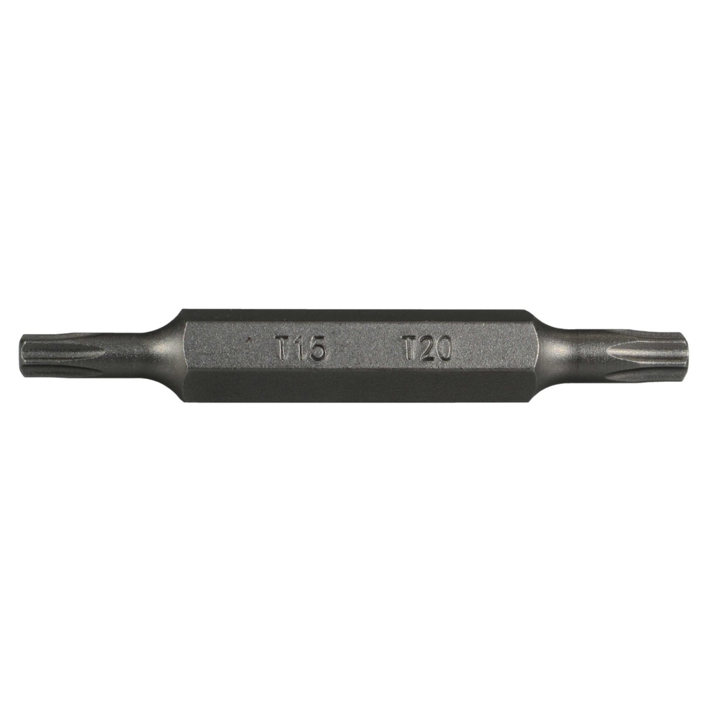 T15 + T20 x 2" Star Dr Dbl Bit