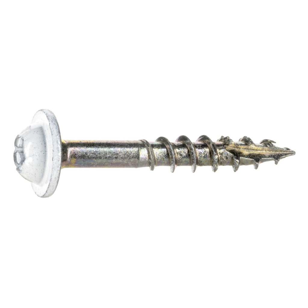 9 x 1-1/4 Star Cabnt Wh 1#
