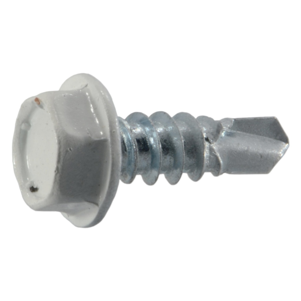 8 x 1/2 Gutr Scr SDS Whi