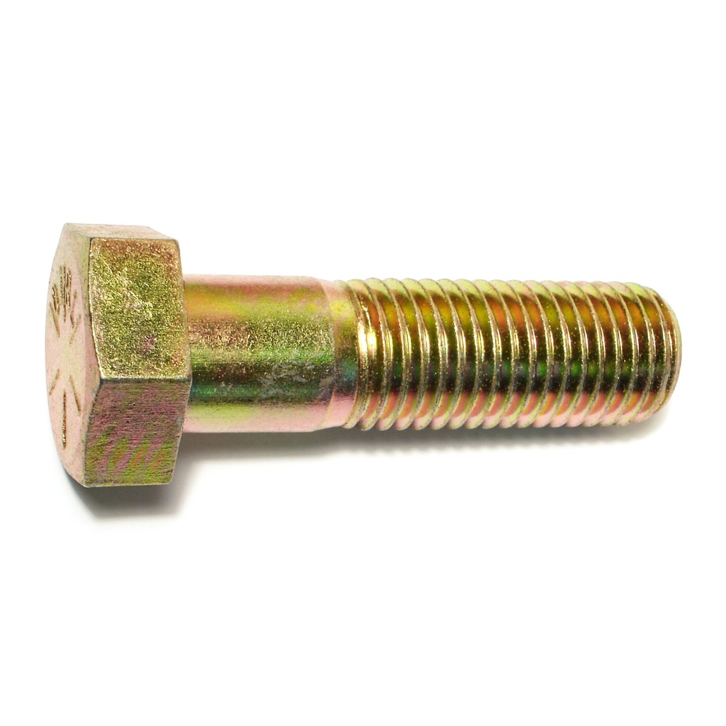 1-8 x 3-1/2 Hx Cap Gr8 NC YZ