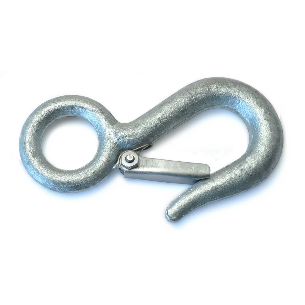 1/2 Ton Sfty Hook Ey Zn