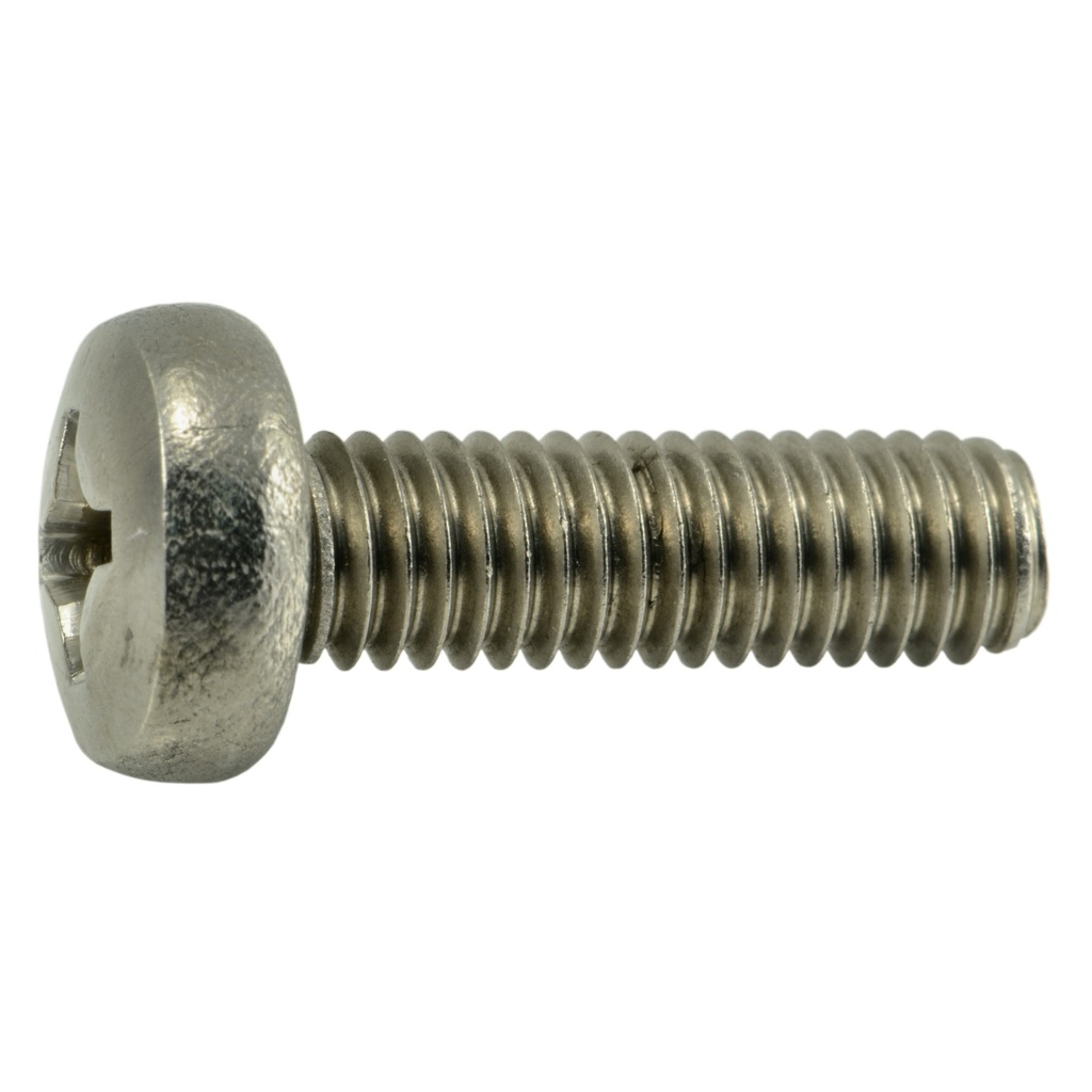 6mm-1.0 x 20mm Phil Pan MS SS