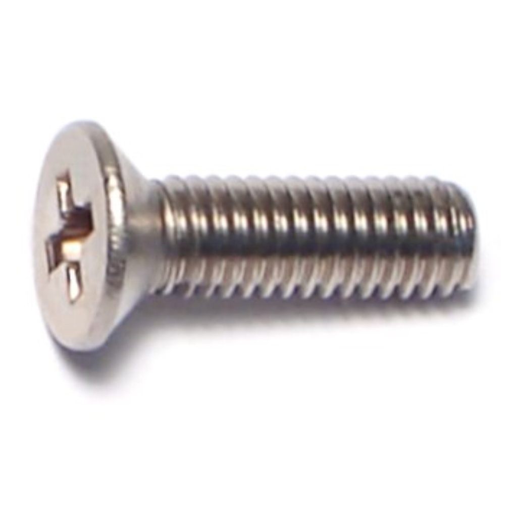 3mm-.50 x 10mm Phil Flat MS SS