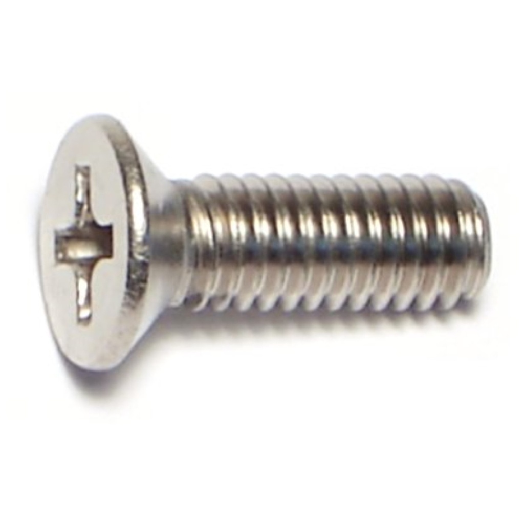 4mm-.70 x 12mm Phil Flat MS SS