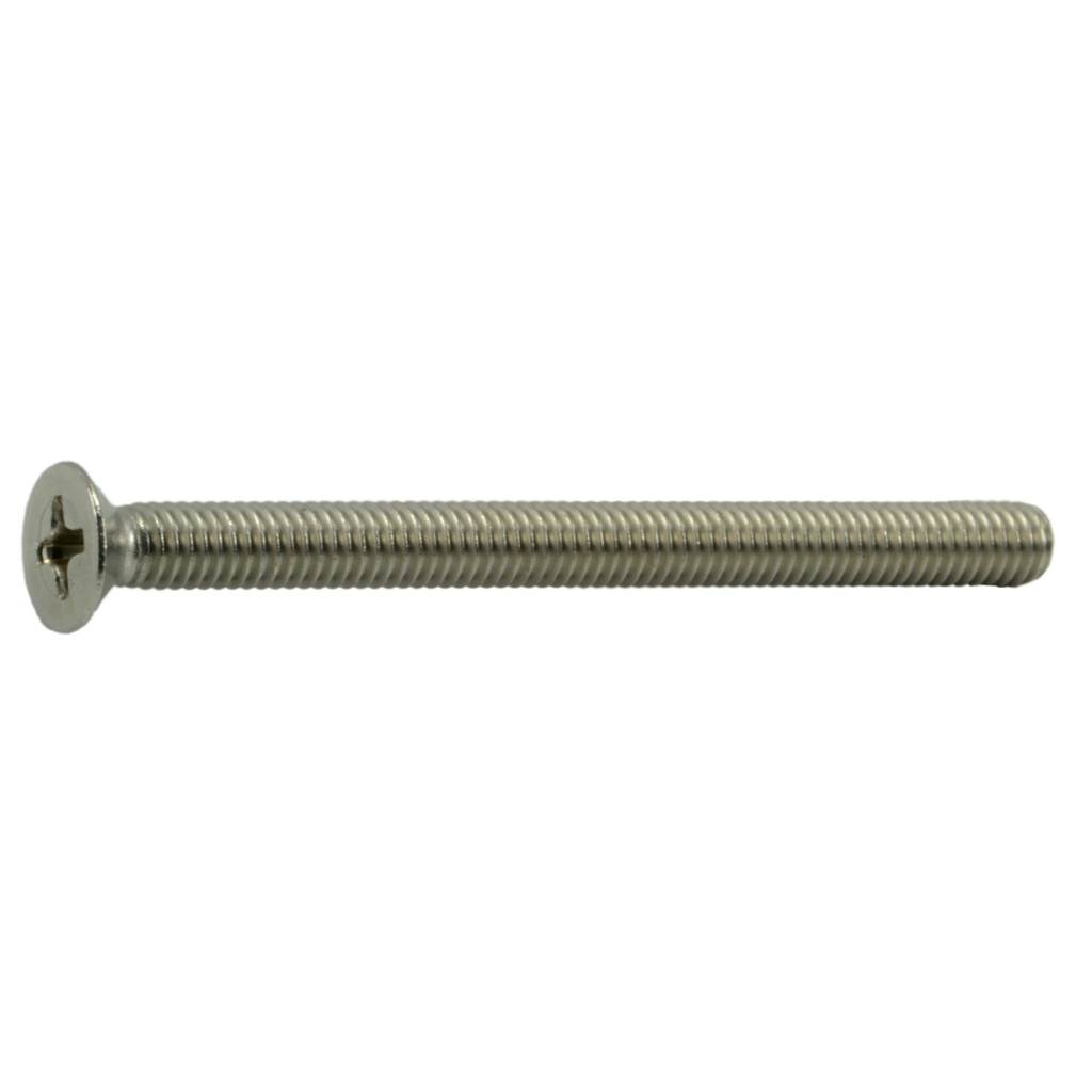 4mm-.70 x 50mm Phil Flat MS SS