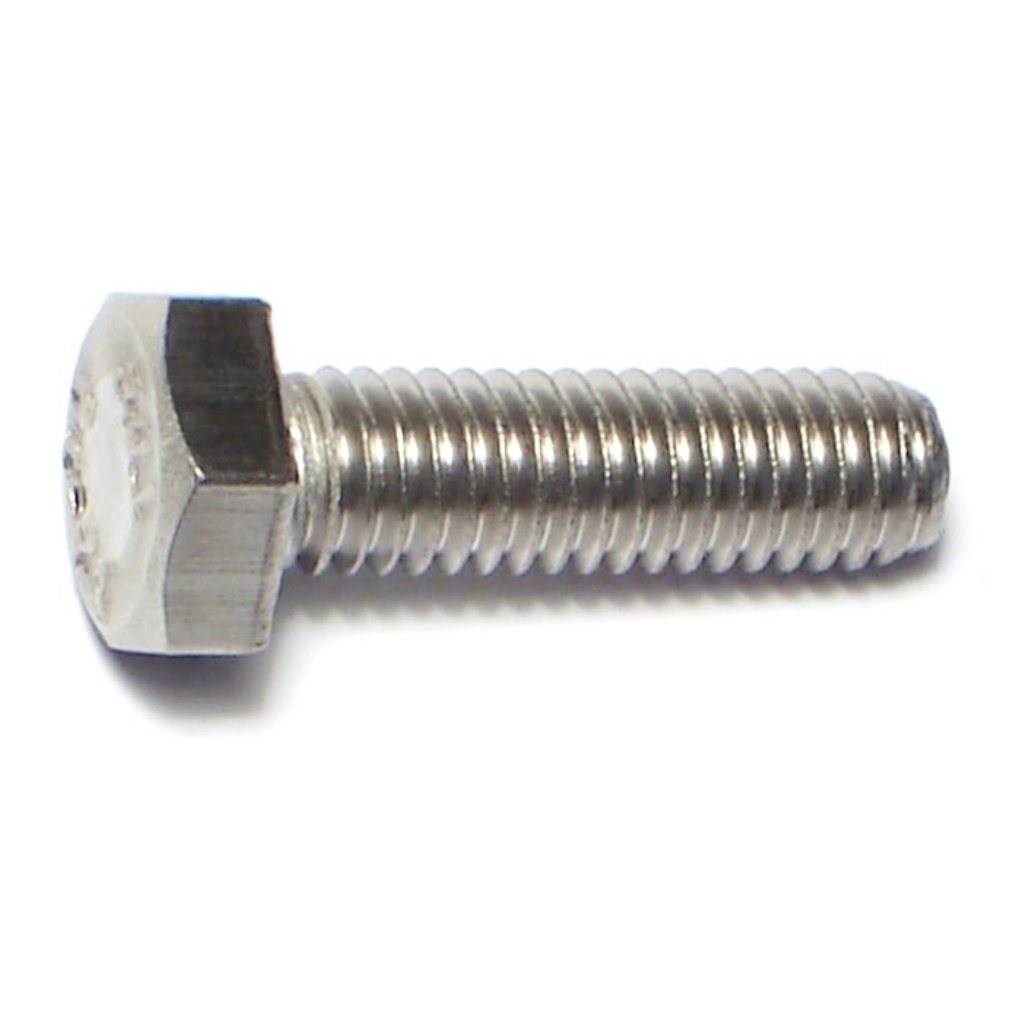 6mm-1.0 x 20mm Hex Cap Screw SS